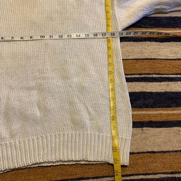 Vintage Knit Sweater Cottagecore 90s Granny Pastel Pullover Floral Small - Picture 6 of 6